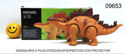 Imagen de DINOSAURIO A PILAS STEGOSAUR EXPEDITION C/ PROYECTOR 9.24